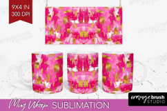 Brush Stroke Mug Wrap - Abstract Mug PNG Sublimation Product Image 1