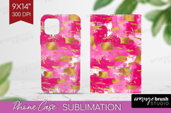 Brush Stroke Phone Case PNG - Abstract Case PNG Sublimation Product Image 1