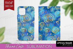 Brush Stroke Phone Case PNG - Abstract Case PNG Sublimation Product Image 1