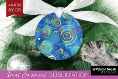 Brush Stroke Ornament PNG - Abstract PNG Sublimation Product Image 1