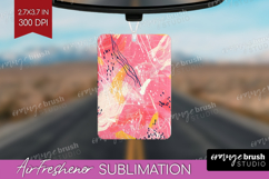 Brush Stroke Air Freshener PNG - Abstract PNG Sublimation Product Image 1