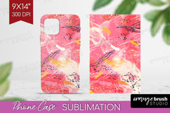Brush Stroke Phone Case PNG - Abstract Case PNG Sublimation Product Image 1
