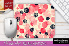 Brush Stroke Mouse Pad Sublimation - Abstract Mousepad PNG Product Image 1