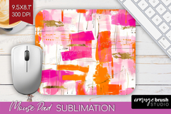 Brush Stroke Mouse Pad Sublimation - Abstract Mousepad PNG Product Image 1