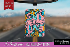 Brush Stroke Air Freshener PNG - Abstract PNG Sublimation Product Image 1