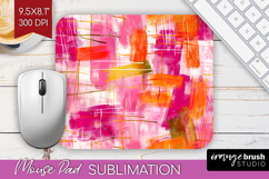 Brush Stroke Mouse Pad Sublimation - Abstract Mousepad PNG Product Image 1