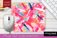 Brush Stroke Mouse Pad Sublimation - Abstract Mousepad PNG Product Image 1