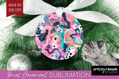Brush Stroke Ornament PNG - Abstract PNG Sublimation Product Image 1