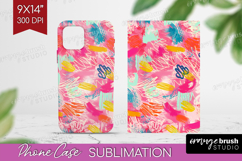 Brush Stroke Phone Case PNG - Abstract Case PNG Sublimation Product Image 1