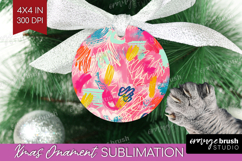 Brush Stroke Ornament PNG - Abstract PNG Sublimation Product Image 1