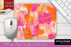 Brush Stroke Mouse Pad Sublimation - Abstract Mousepad PNG Product Image 1
