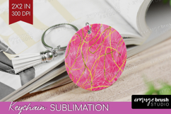 Brush Stroke Keychain PNG - Abstract Keychain Sublimation Product Image 1