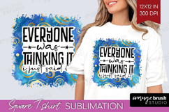 Sarcastic Quotes Quote Square Tshirt Background - Brush PNG Product Image 1