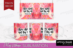 Sarcastic Quotes Quote Mug Wrap - Brush Stroke Mug PNG Product Image 1