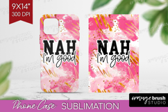 Sarcastic Quotes Quote Phone Case PNG - Brush Stroke Case Product Image 1