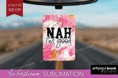Sarcastic Quotes Quote Air Freshener PNG - Brush Stroke PNG Product Image 1
