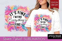 Sarcastic Quotes Quote Square Tshirt Background - Brush PNG Product Image 1