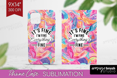 Sarcastic Quotes Quote Phone Case PNG - Brush Stroke Case Product Image 1