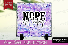 Sarcastic Quotes Quote Slate PNG - Brush Stroke Square Slate Product Image 1