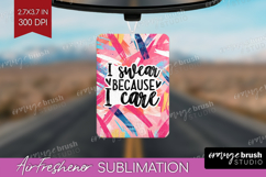 Sarcastic Quotes Quote Air Freshener PNG - Brush Stroke PNG Product Image 1