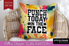 Sarcastic Quotes Quote Pillow Sublimation - Brush Stroke PNG Product Image 1