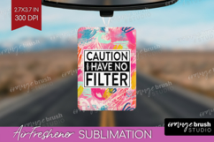 Sarcastic Quotes Quote Air Freshener PNG - Brush Stroke PNG Product Image 1