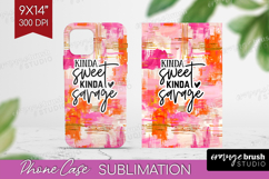 Sarcastic Quotes Quote Phone Case PNG - Brush Stroke Case Product Image 1