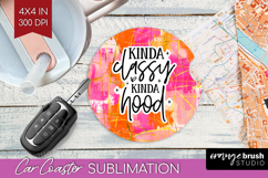 Sarcastic Quotes Quote Car Coaster - Brush Stroke Coaster Product Image 1