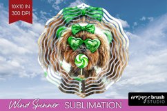 Brussels Griffon St. Patricks Day Dog Wind Spinner PNG Dog Product Image 1
