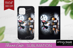 Bull Terrier Dog Phone Case PNG Halloween Case PNG Product Image 1