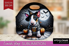 Bull Terrier Dog Lunch Bag Halloween Lunch Bug PNG Product Image 1