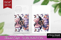 Bunny Halloween Phone Case PNG Coquette Case PNG Sublimation Product Image 1