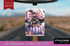 Bunny Halloween Air Freshener PNG Coquette PNG Sublimation Product Image 1