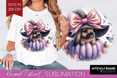Bunny Halloween Round Tshirt Background Coquette PNG Product Image 1