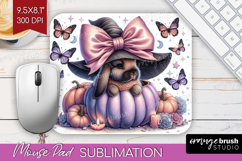 Bunny Halloween Mouse Pad Sublimation Coquette Mousepad PNG Product Image 1