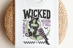 Spooky Looks Great on You Witch PNG, Retro Halloween Witch a Product Image 2