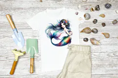 Mermaid Clipart PNG | Mermaid Illustration | Underwater Product Image 2