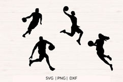 Basketball SVG Bundle, Sports Cut Files PNG DXF Product Image 2