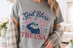 God Bless The Usa Svg, USA Eagle Svg, Fourth Of July Svg. Product Image 3