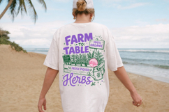 Herbs Farmers Market PNG, Preppy Garden Herb Lover Summer Product Image 2