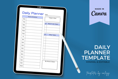Editable Daily Planner Template for Canva | Printable Product Image 2