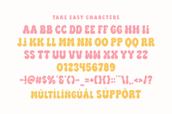 Take Easy - Quirky Groovy Font Product Image 2