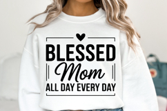 Blessed Mom Svg | Svg Files for Cricut | Shirt Svg Product Image 2
