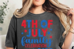 4th of July Family Celebration 2025 | America Family Shirt Product Image 2