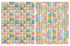 Quilt, Sewing, Paper, Shabby Chic, Papers, Junk Journal Product Image 2