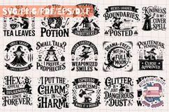 Halloween Sarcasm Witch Bundle 30 Designs SVG PNG Funny Product Image 2