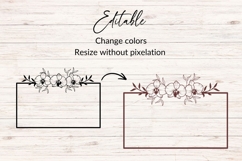 Orchid Rectangle Frame SVG Product Image 2