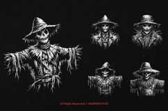 10 Bundle Dark Art Scarecrow Doll Scary Horror Evil Ghost Product Image 3