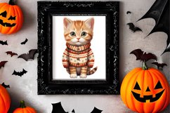Christmas Cats Sublimation Clipart, Christmas Cats Clipart Product Image 2