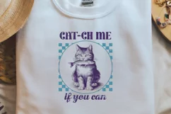 Sarcastic Animal cat ch me if you can png Product Image 2